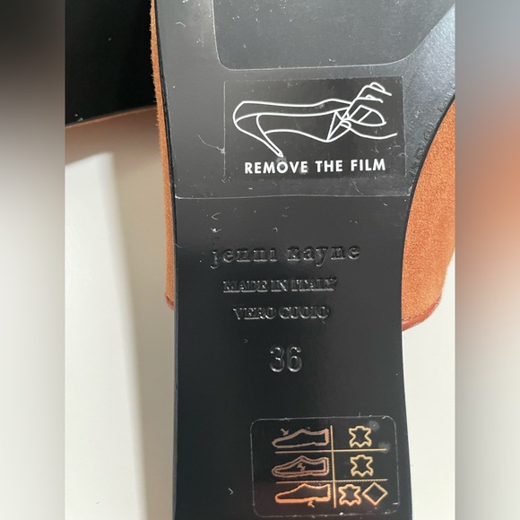 NWOB Jenni Kayne Women's Suede Mule in color Saddle , Sz 6 - Picture 10 of 12